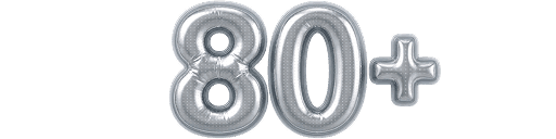 80+